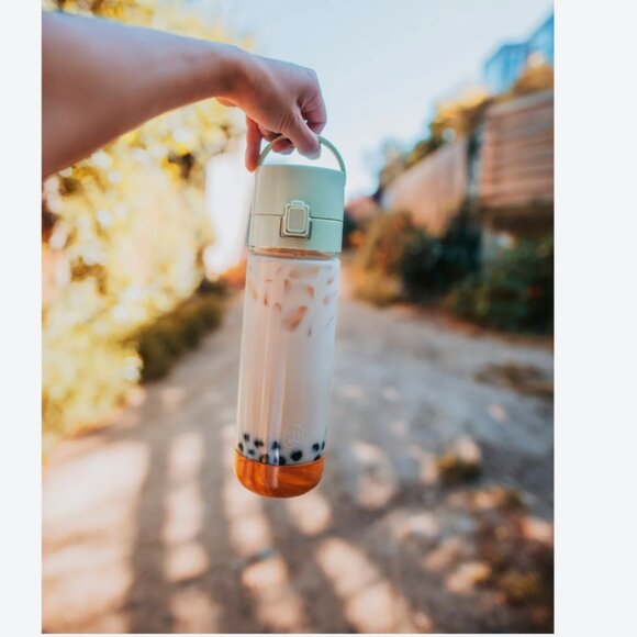 New In Box BobaMate Boba Bottle Honeydew Pastel Green - Picture 2 of 12